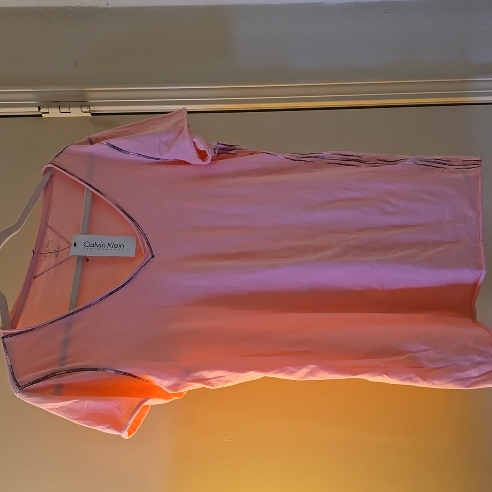 Calvin Klein Performance Light Pink Short Sleeve Tee shirt